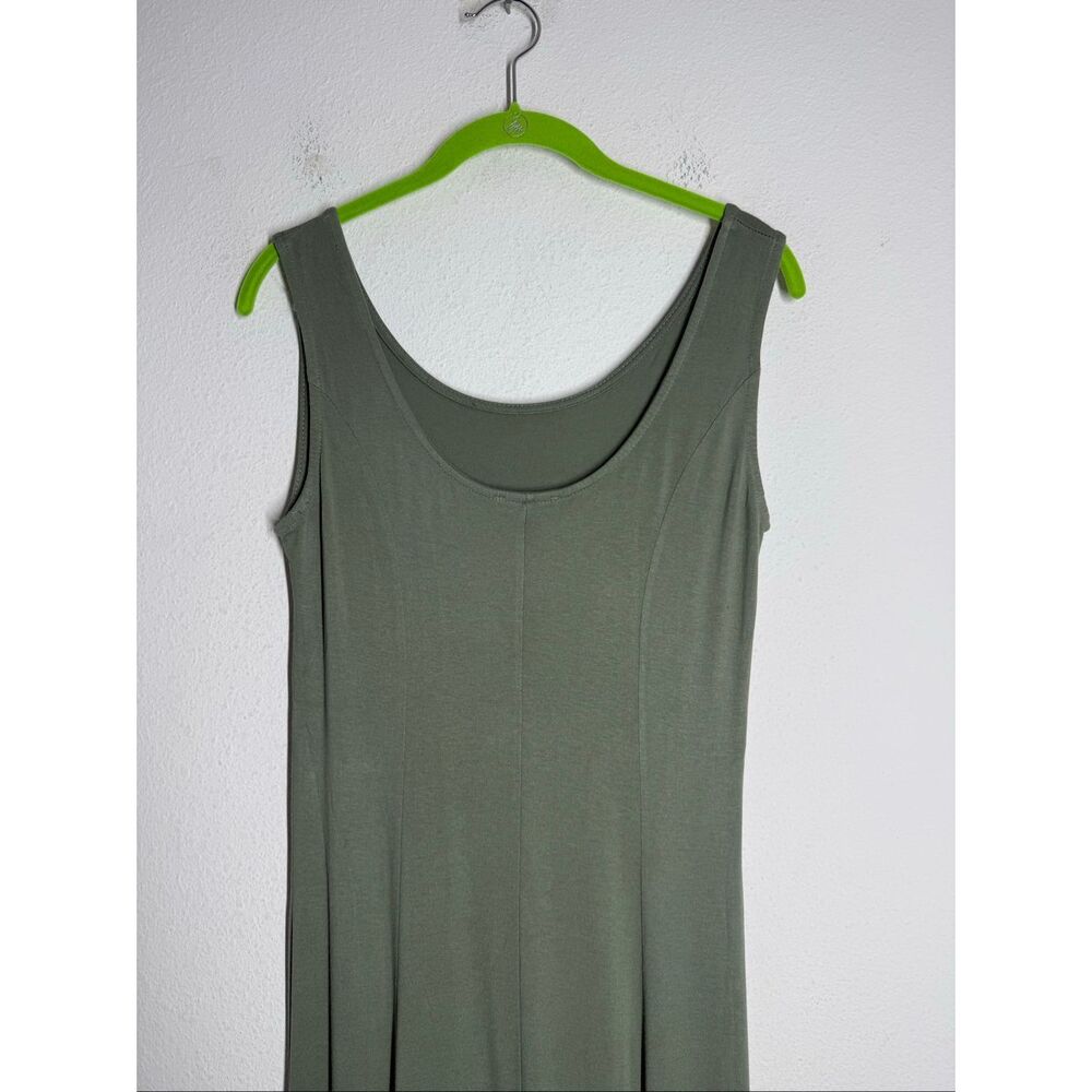 Carnaby Sage Green Maxi Dress Size S Minimalist Boho Flowy European Collection - Picture 6 of 16
